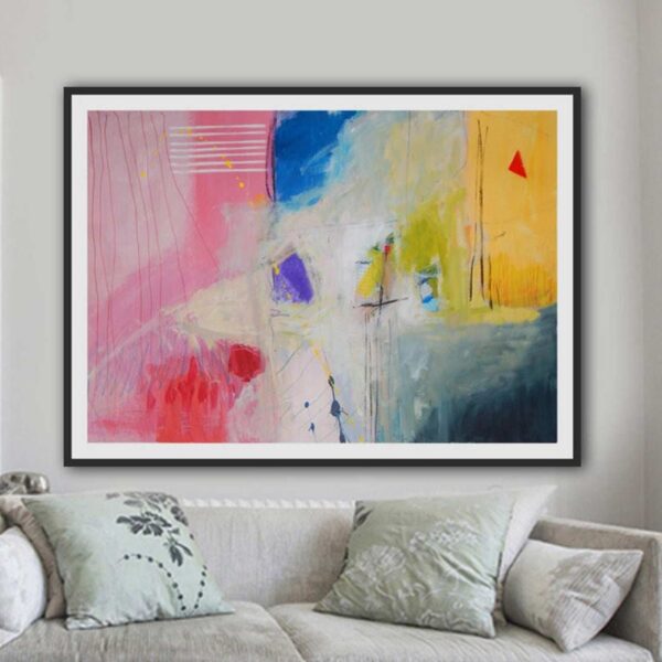 Umjetnički printevi moderne grafike za urede