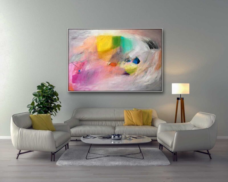 Sliika Velika moderna umjetnička slika na platnu 190 x 120 cm, original