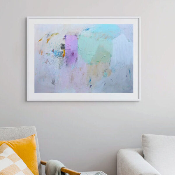 Moderni art print svjetlih