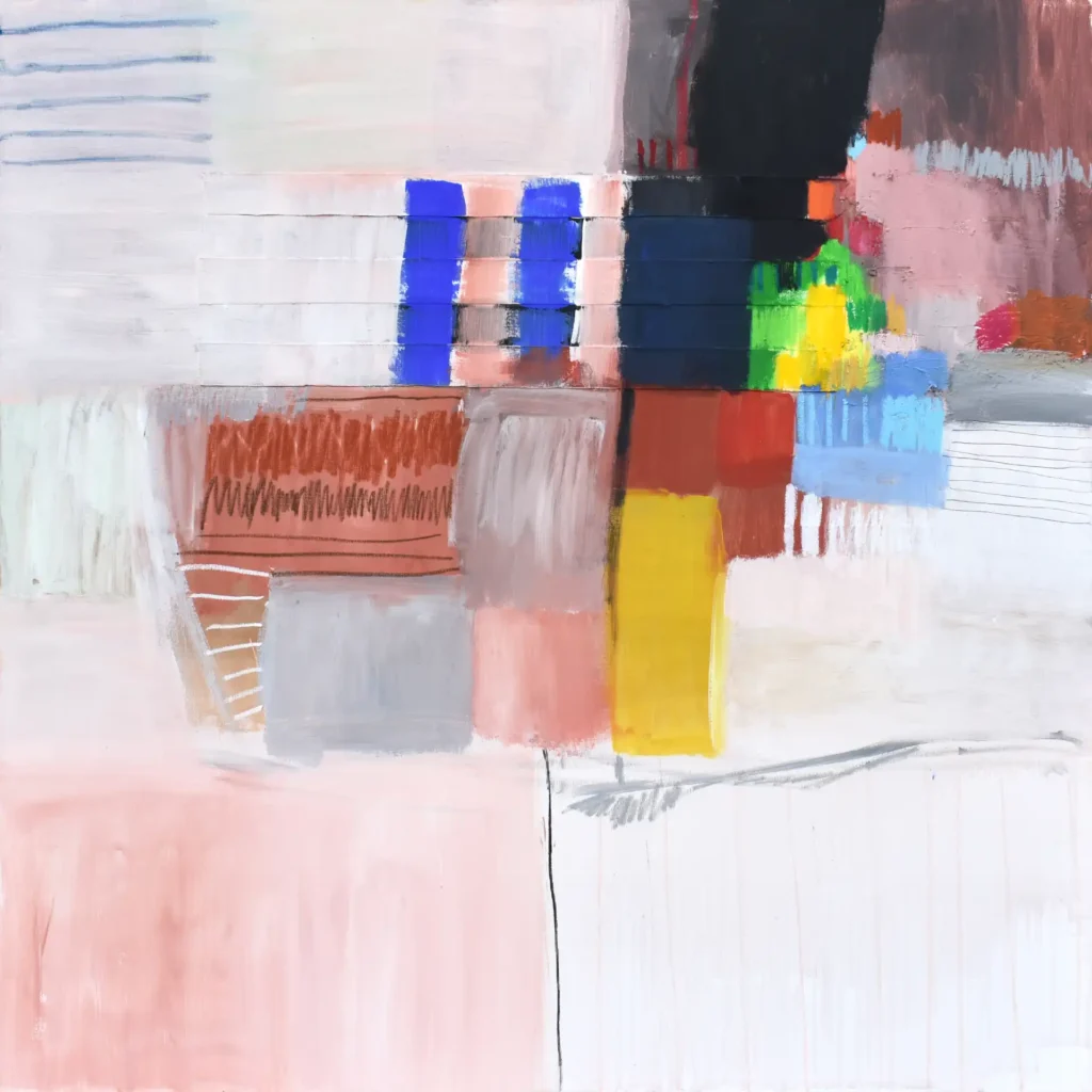 Kompozicija R3-100 x 100 cm-Akrilik na platnu