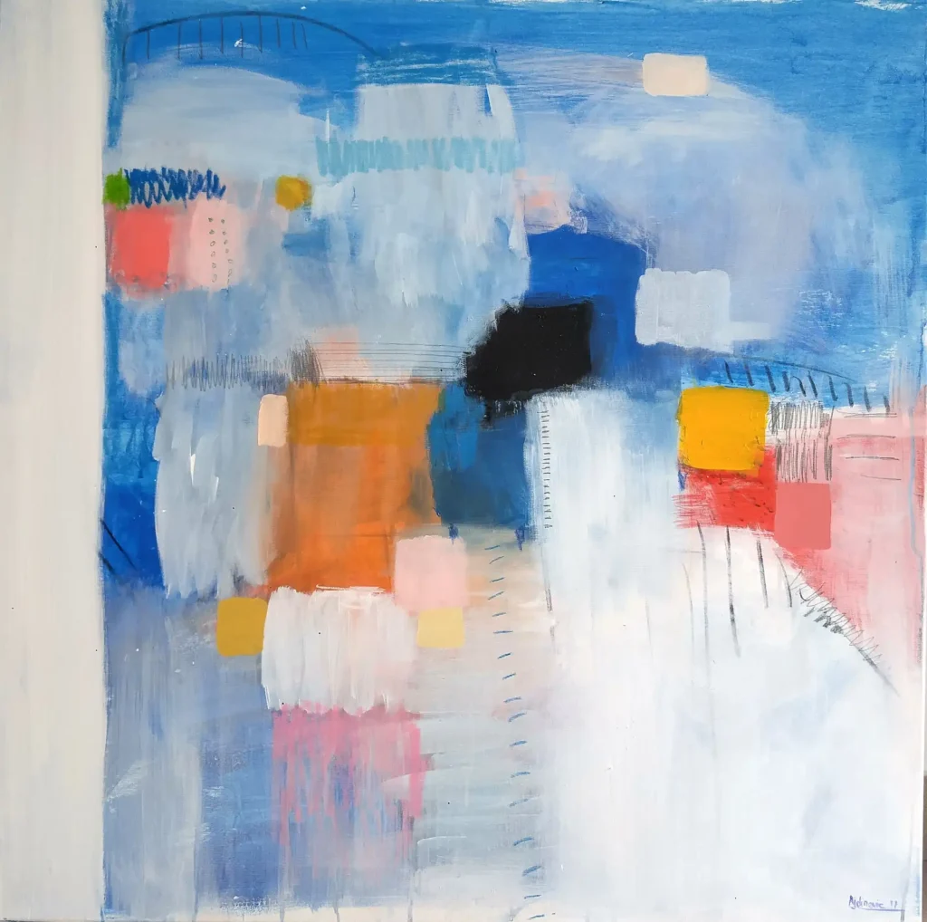 Unutarnji pejzaž 5-akrilik na platnu-100x100cm