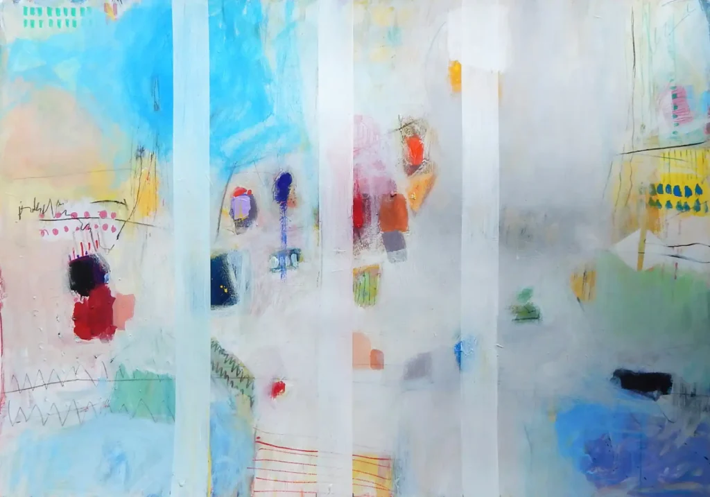 Urbani pejzaž-70x100cm-akrilik na papiru